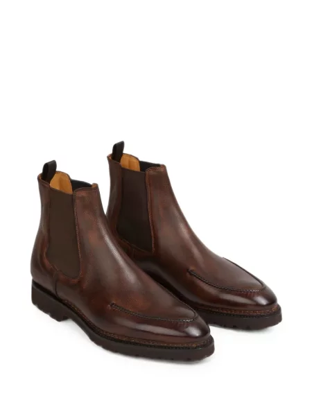 Botine chelsea Bontoni maro