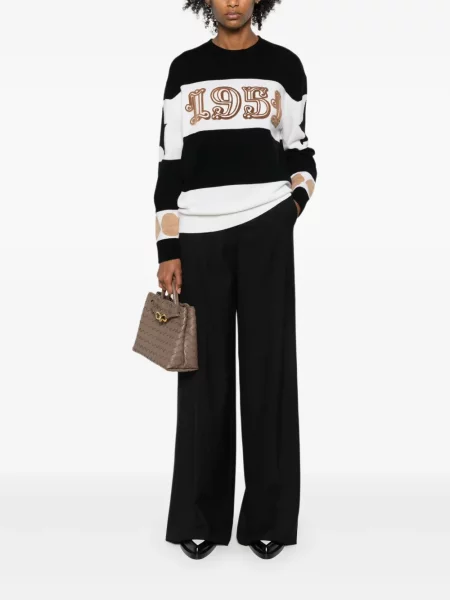 Dzianinowy sweter Max Mara czarny