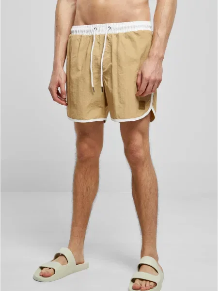 Urban Classics Plavecké šortky písková bílá