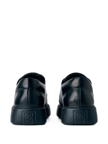 Pantofi Referenc cu șireturi din dantelă negru