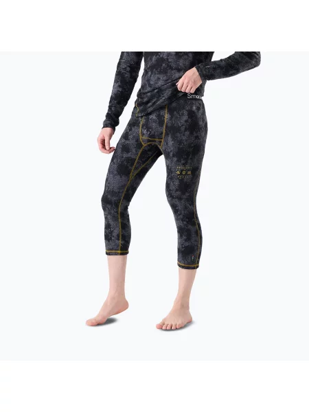 Cravată Smartwool din lână merinos tie dye clasică negru