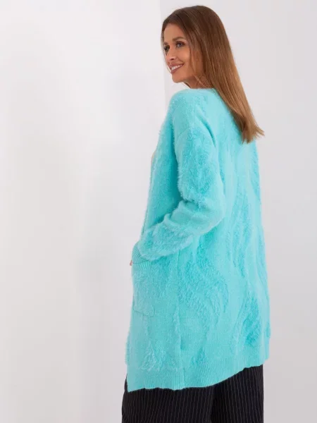 Pulover Wool Fashion Italia turcoaz