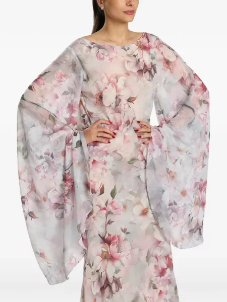 Rochie Miau By Clara Rotescu cu model floral cu imagine