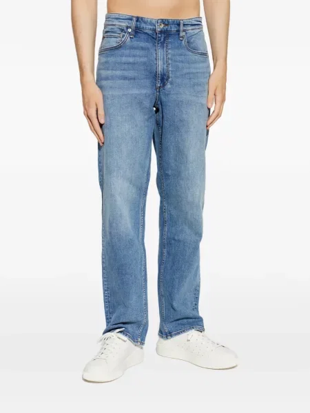 Blugi drepți Rag & Bone albastru