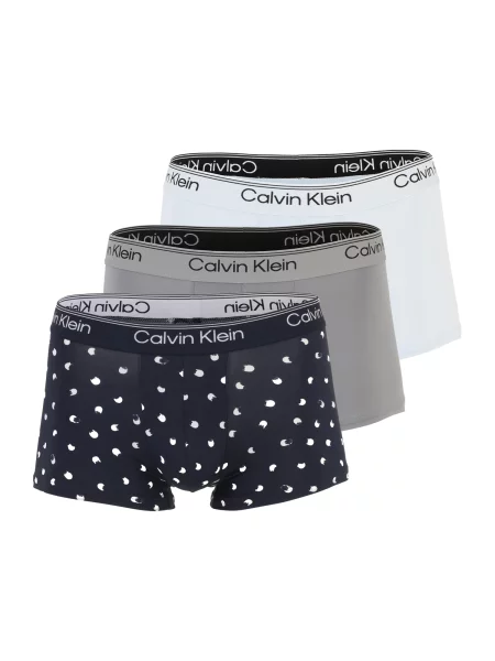Calvin Klein Underwear Boxeri bleumarin / grej / negru alb