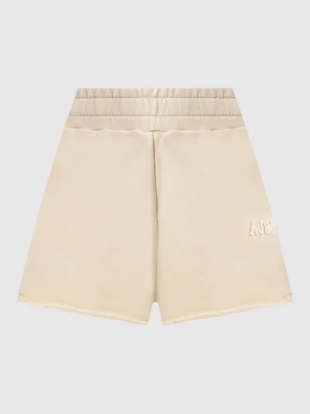 Шорти з нашивкою логотипа Autry бежеві