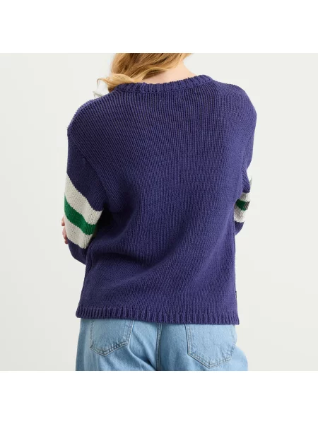 Sweter Obey granatowy