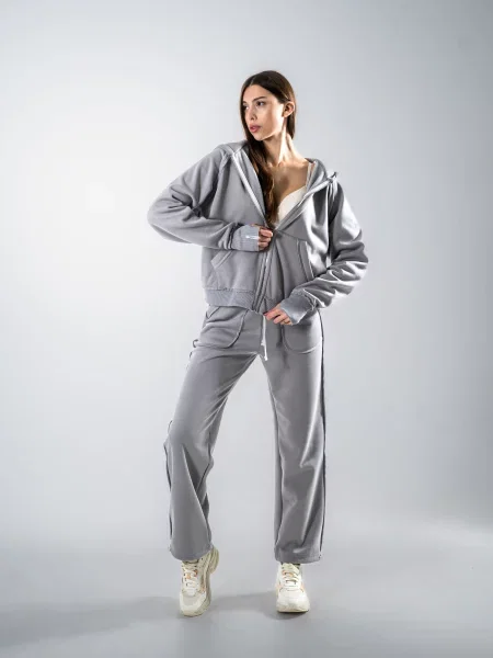 Спортивний костюм TeamV бавовна/поліестер сірий