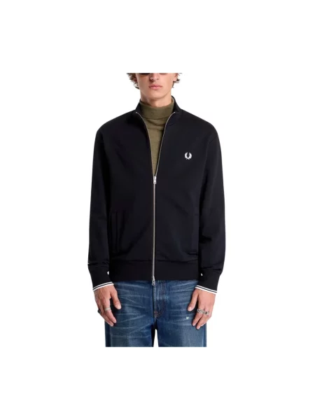Bluza rozpinana Fred Perry czarna