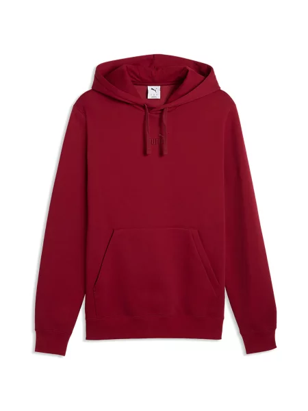Mikina s kapucňou Puma s autogramom červená