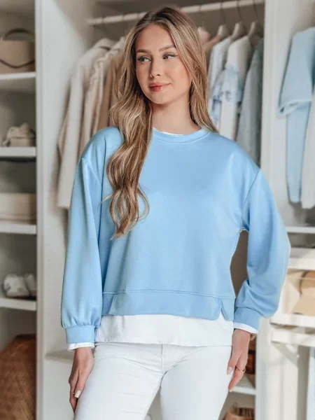 Bluza oversize LUZZIO Dstreet niebieska