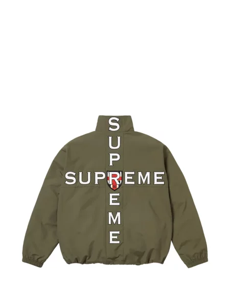 Geacă Supreme cu imagine alergare verde