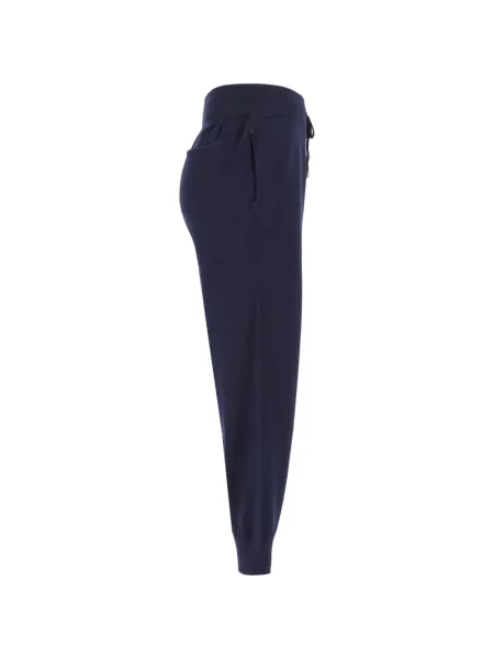 Pantaloni Al Duca D’aosta 1902 din cașmir alergare albastru