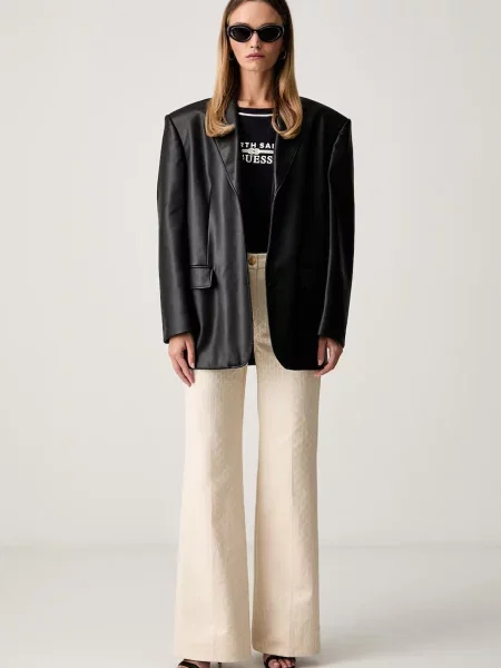 Guess Majica Mornarsko Regular Fit modra