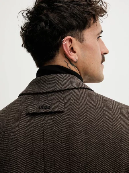 Шерстяное пальто Hugo