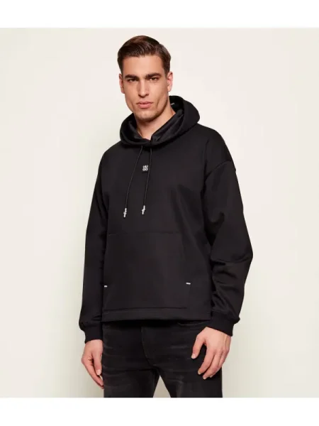 HUGO Hanorac Dineo | Relaxed fit negru