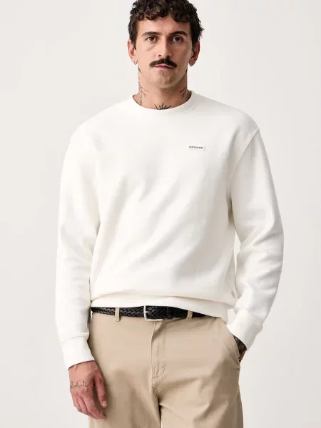 Guess Jeans hanorac pentru bărbați cu alb