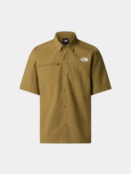 Сорочка повсякденна The North Face M PACKABLE SHORT SLEEVE SHIRT коричневий