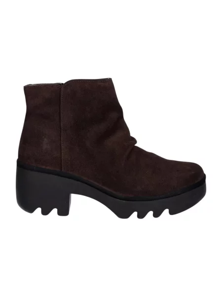 Buty do kostki Fly London zamszowe brązowe
