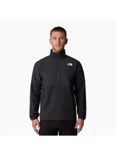 Bluza The North Face Glacier Heavyweight Zip asphalt grey/tnf black czarna