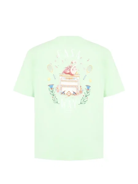 Tricou Casablanca cu imagine verde