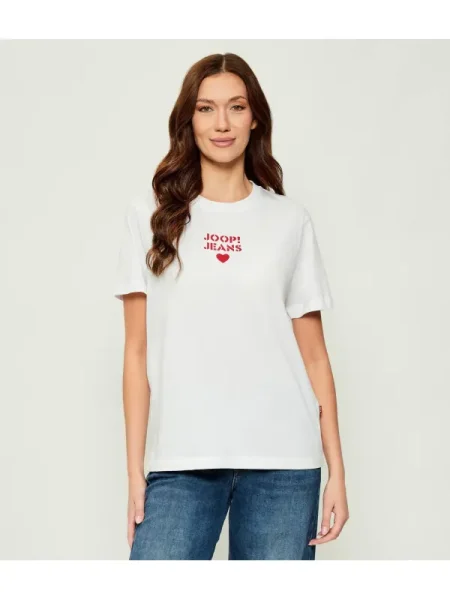 Joop! Jeans Tricou Tymber alb