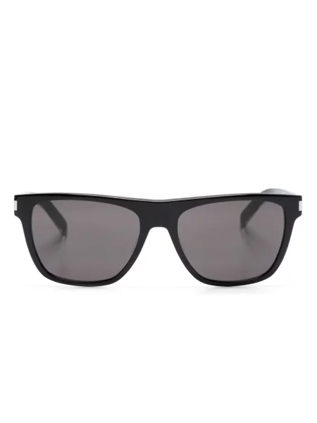 Ochelari de soare Saint Laurent Eyewear cu autograf negru