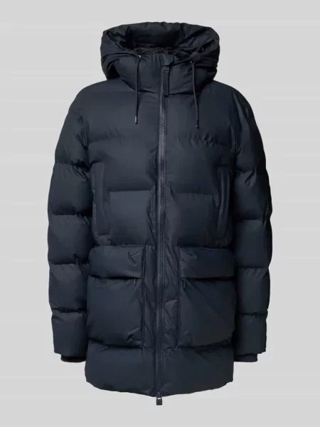 Kurtka pikowana z dwukierunkowym zamkiem błyskawicznym Rains