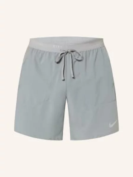Nike Szorty Do Biegania 2 W 1 Stride grau szare