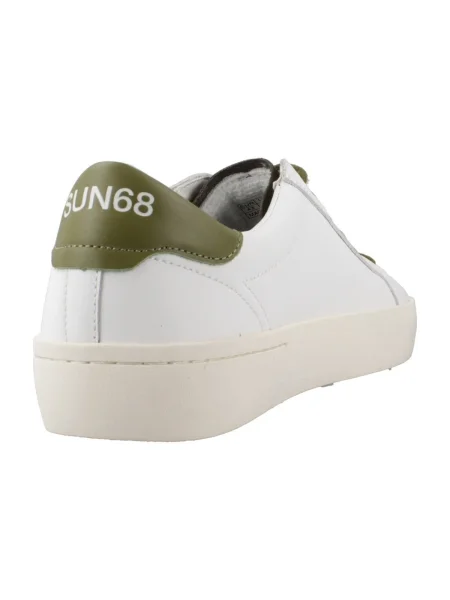 Pantofi Sun68 din piele alb