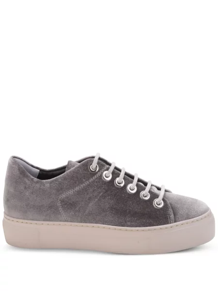 Sneakerși Agl de catifea gri