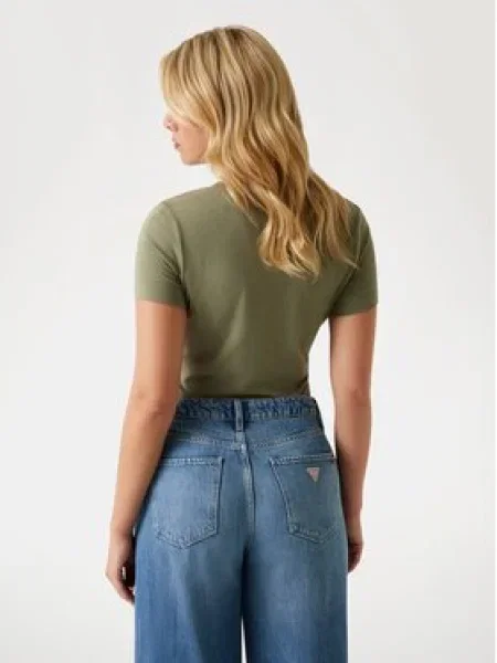 Guess Póló Regular Fit zöld