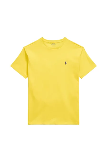 Tricou polo Polo Ralph Lauren cu autograf cu 5 buzunare în carouri gri