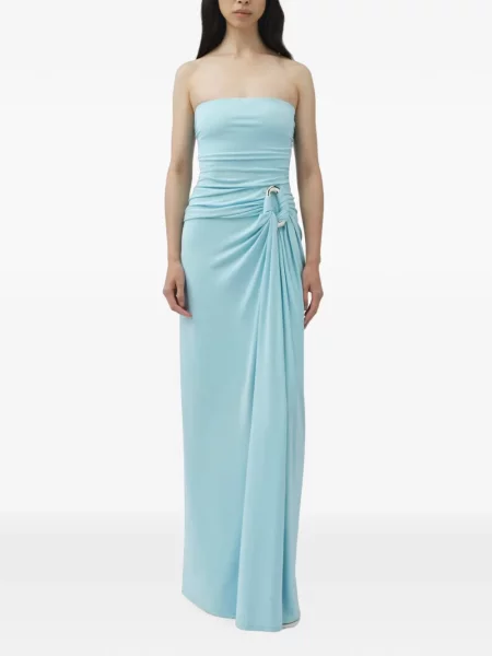 Rochie maxi Simkhai fără bretele albastru