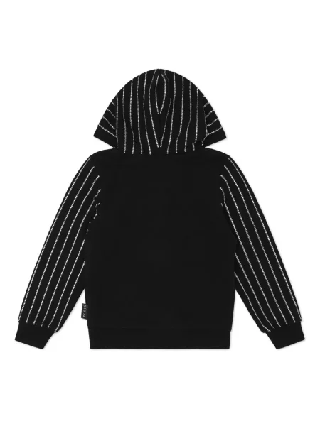 Bluza z kapturem dziecięca Philipp Plein czarna