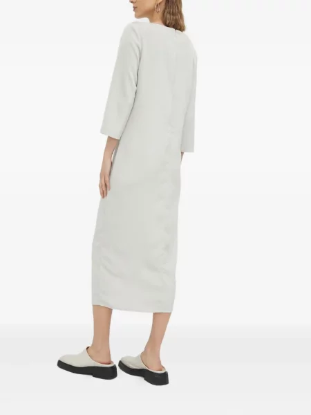 Rochie midi Bruuns Bazaar până la genunchi de costum gri