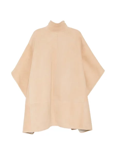 Poncho James Perse din piele de căprioară