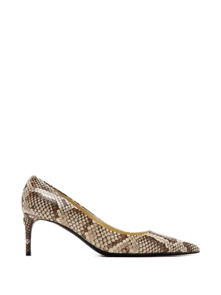 Pantofi cu toc Dolce & Gabbana cu imagine cu model piele de șarpe