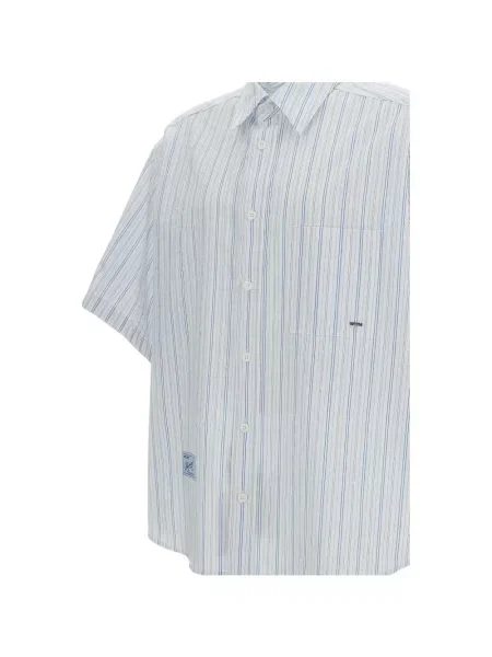 Prugasti prugasta košulja Wooyoungmi bijela