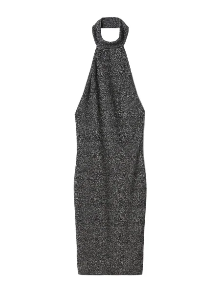 Bershka Šaty černá