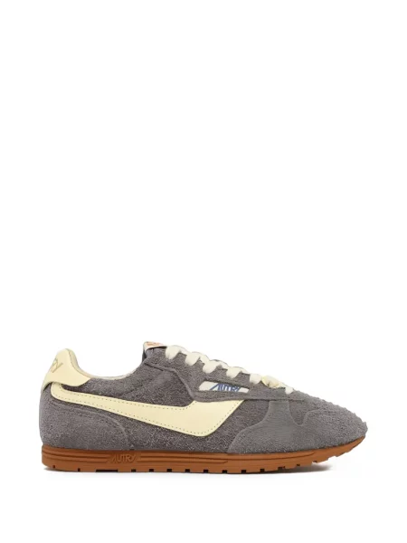 Sneakerși Autry din piele de căprioară gri