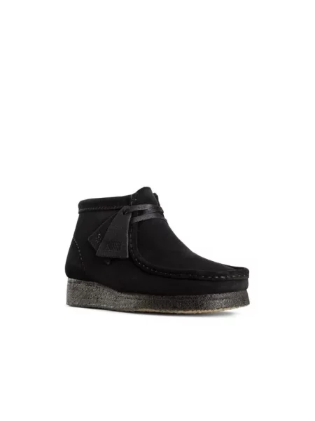 Botki Clarks zamszowe czarne
