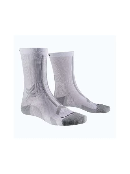 Шкарпетки для бігу X-Socks Trailrun Discover Crew арктичні білі/перламутрово-сірі білі