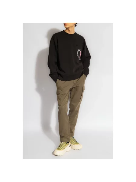 Spodnie cargo Moncler zielone