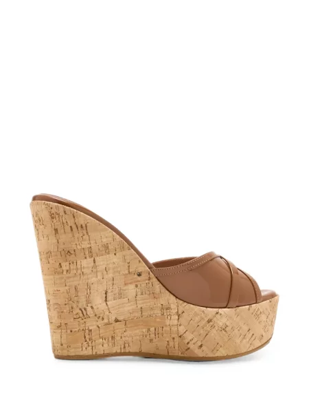 Sandale Malone Souliers cu perle cu pană maro