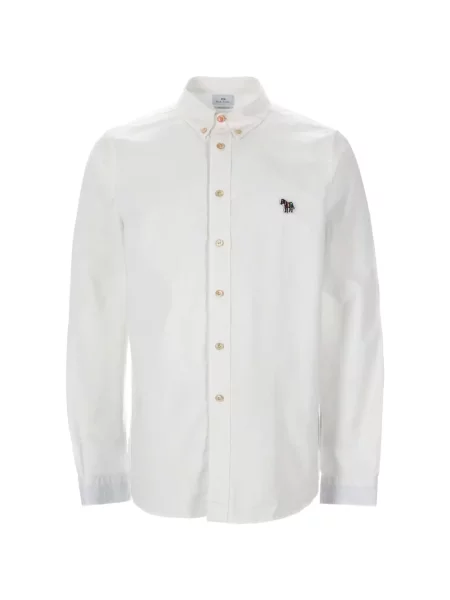 Cămașă Ps Paul Smith cu model zebră alb