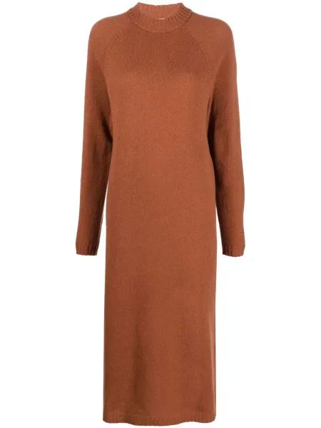 Rochie Alysi tricotate de costum maro