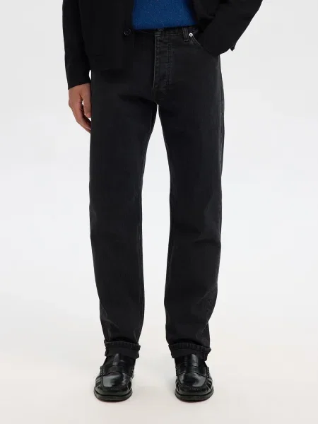 SELECTED Jeans KORI denim negru