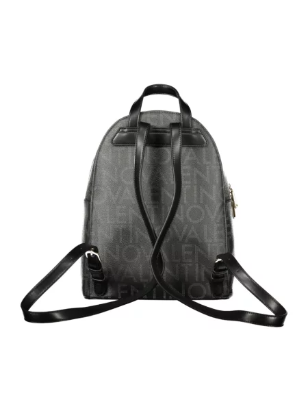 Lniana torebka Valentino Bags czarna
