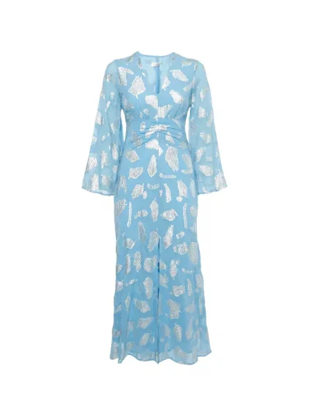 Костюм рокля Rixo синьо